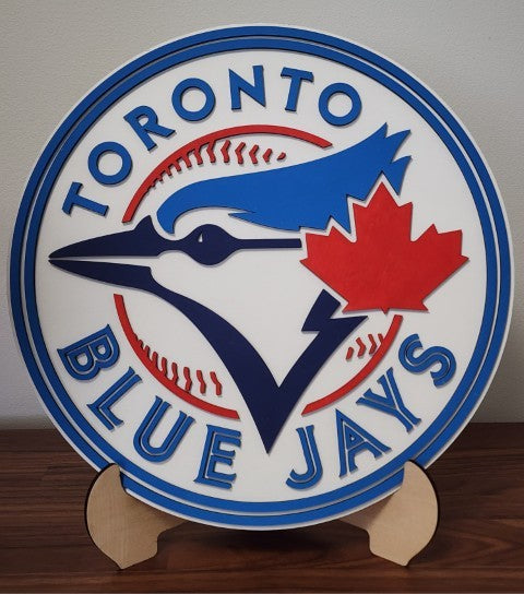 Laser Cut Toronto Blue Jays Sign