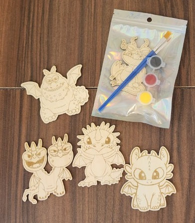 How To Train Your Dragon Paint Kits