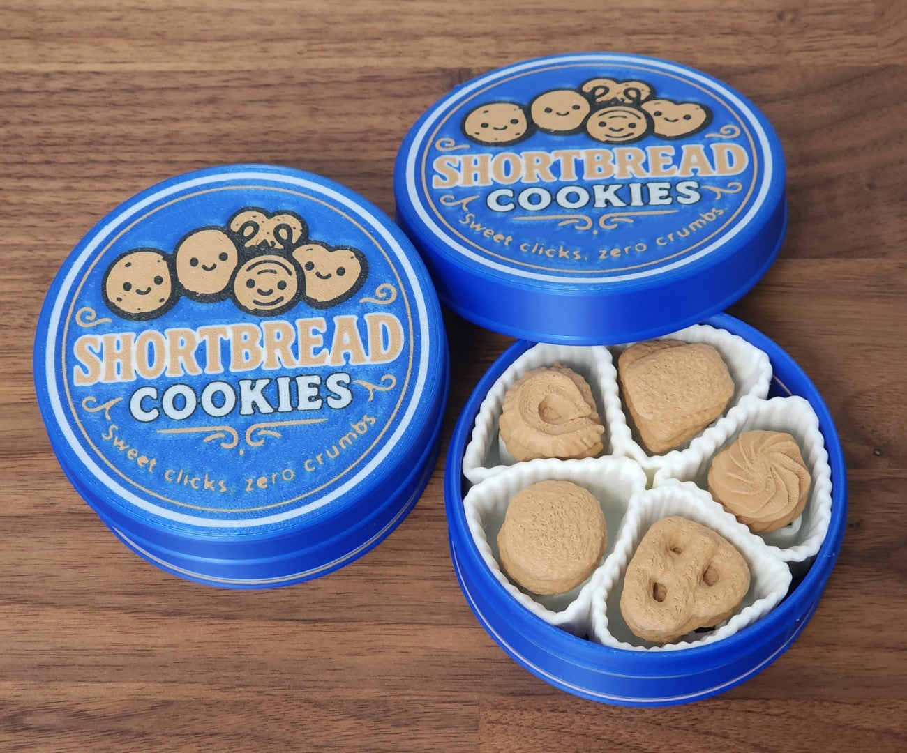 Shortbread Cookie Tin Clicker