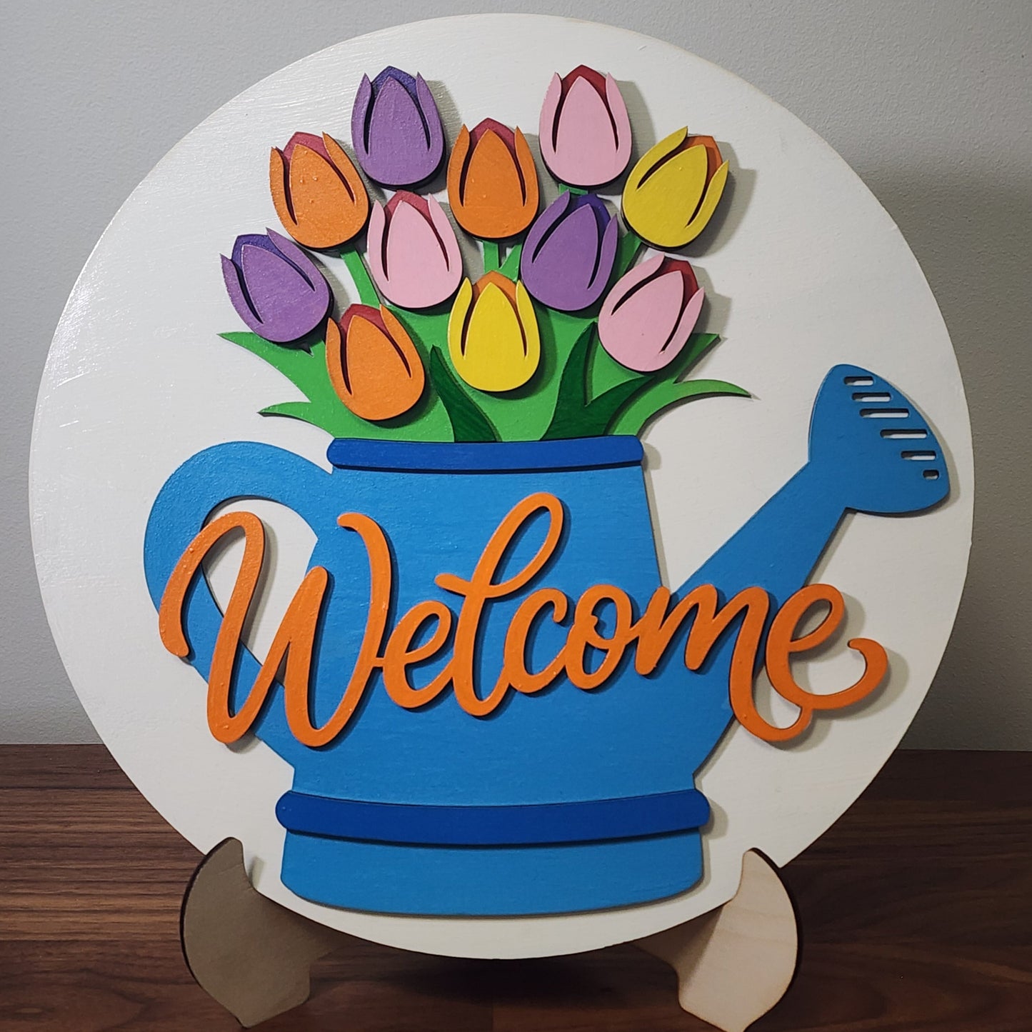 Welcome with Watering Can