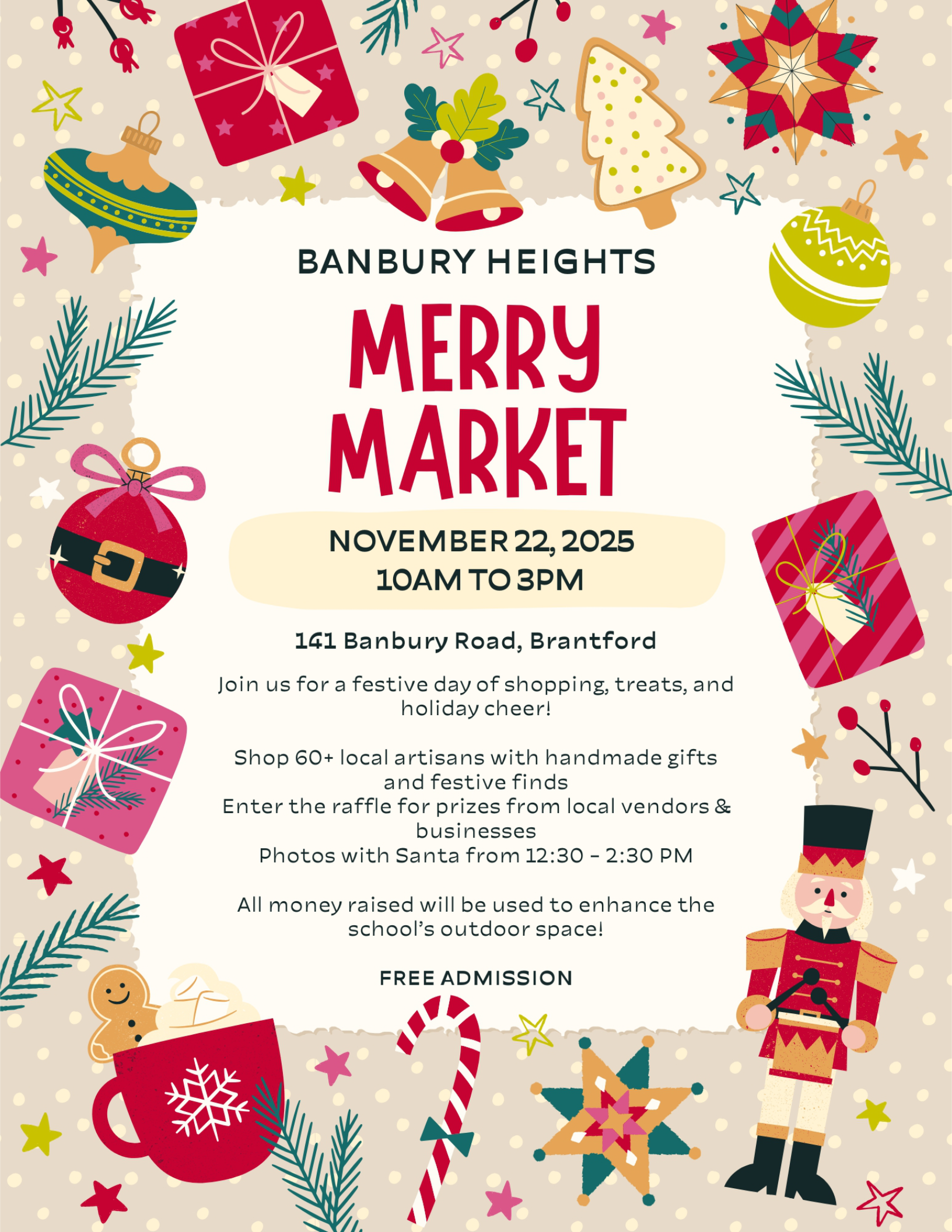 Join us at the Banbury Heights Merry Market Today!