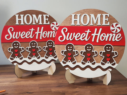 Home Sweet Home with Gingerbread People