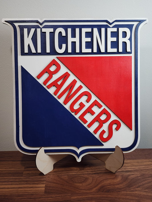 Laser Cut Kitchener Rangers Sign