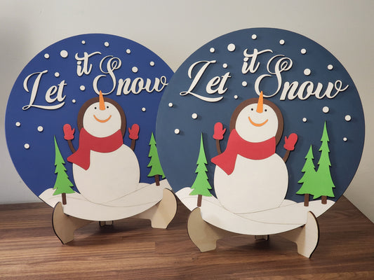 Let It Snow with Snowman