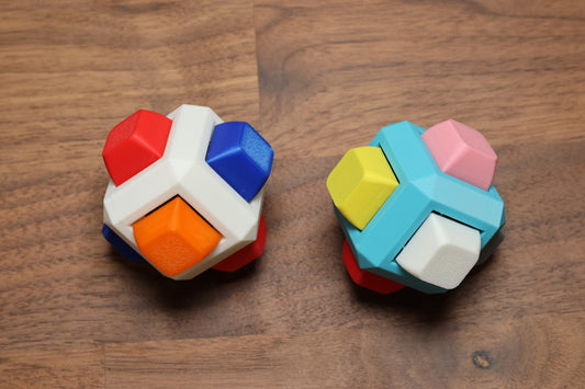The Hexa-Cube Keyboard Fidget (6 keys)