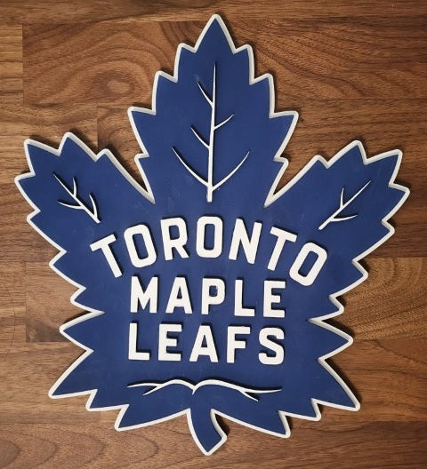 Laser Cut Toronto Maple Leafs Sign