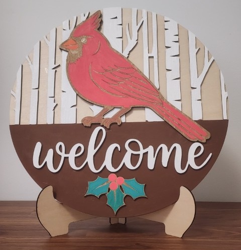 Cardinal Welcome Sign